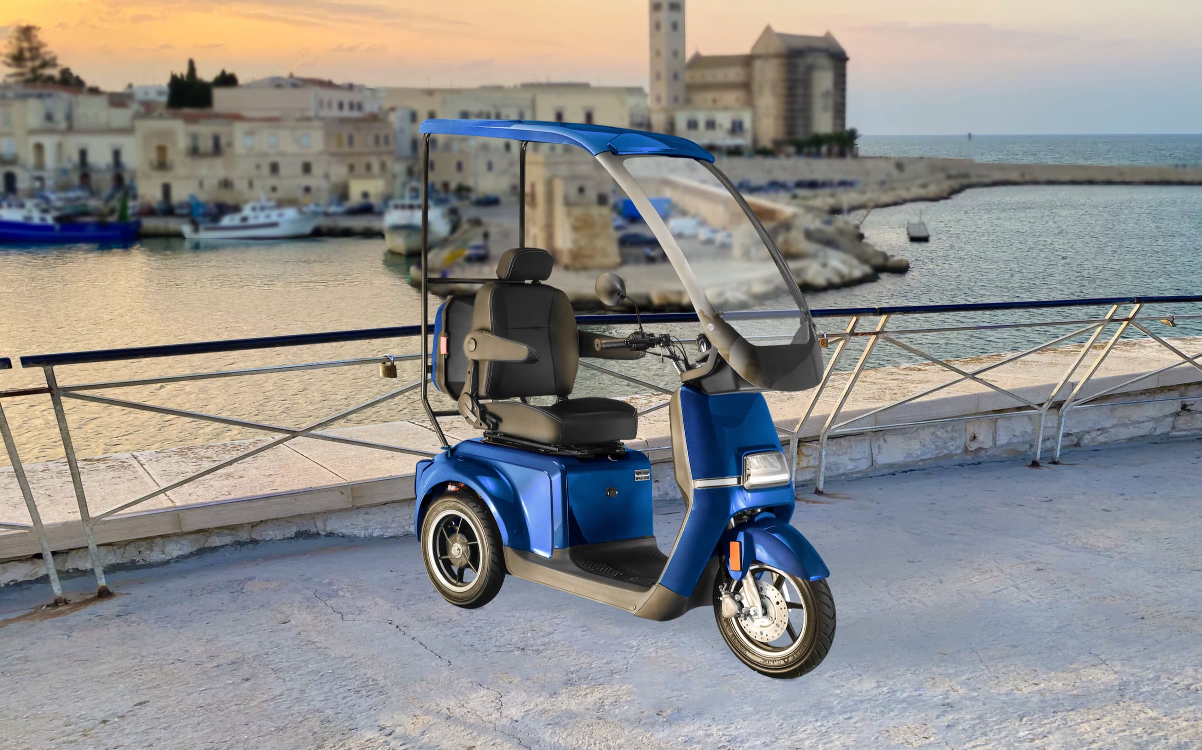 DK03 - Scooter Elettrico Per Disabili Tre Ruote